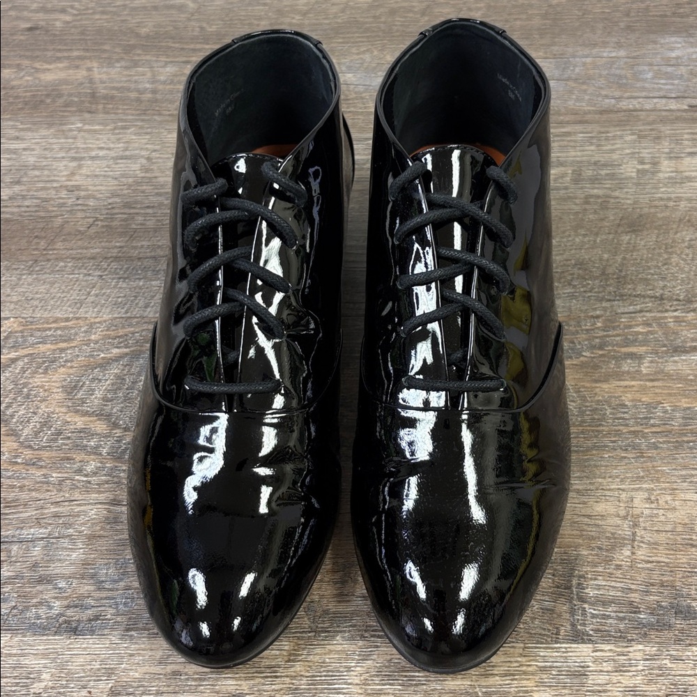 Rebecca Minkoff Black Patent Leather Oxford Shoes (Size 8M) - Picture 2 of 9